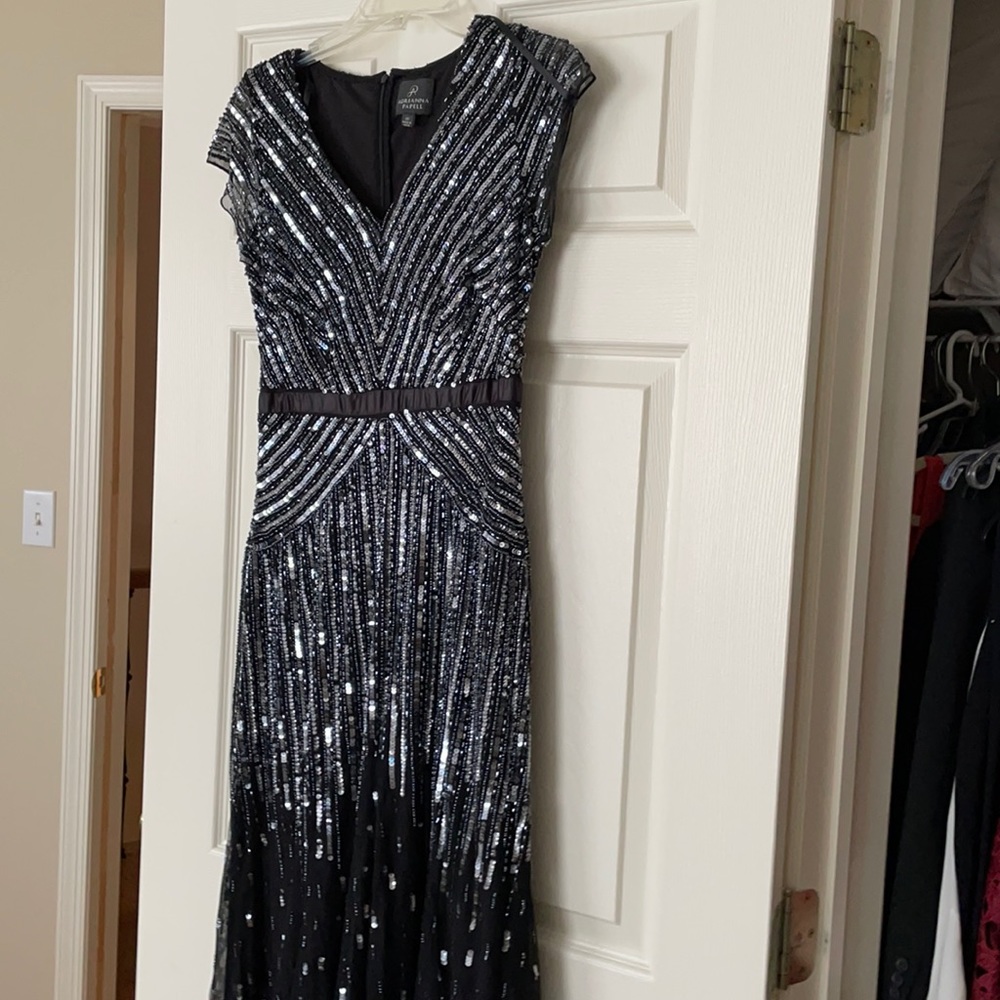 Adrianna paperless black silver size 4 P